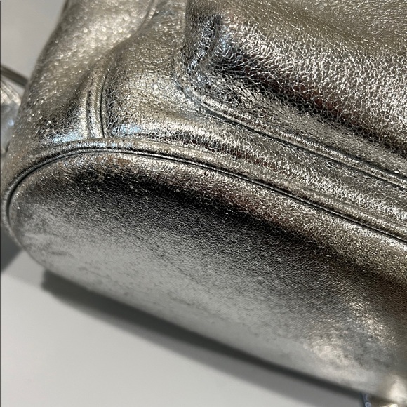 Forever 21 Metallic Silver Mini Backpack - Picture 6 of 14